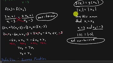 College Algebra - Inverse Functions