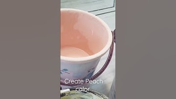 create peach color