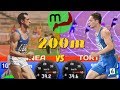 MENNEA vs TORTU: sfida sui 200 metri [L'atletica in cifre]