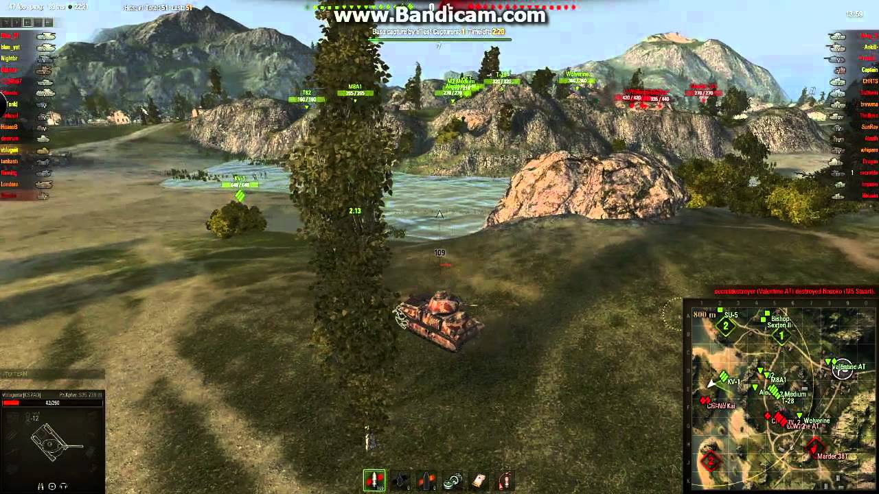 World of Tanks Captured Pz S35 739 German (french) premium tank review - Patch 8.11