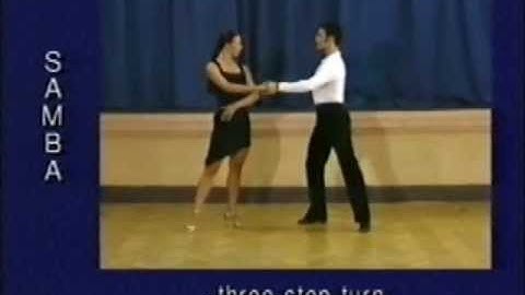 Samba dance steps 45. Three step turn