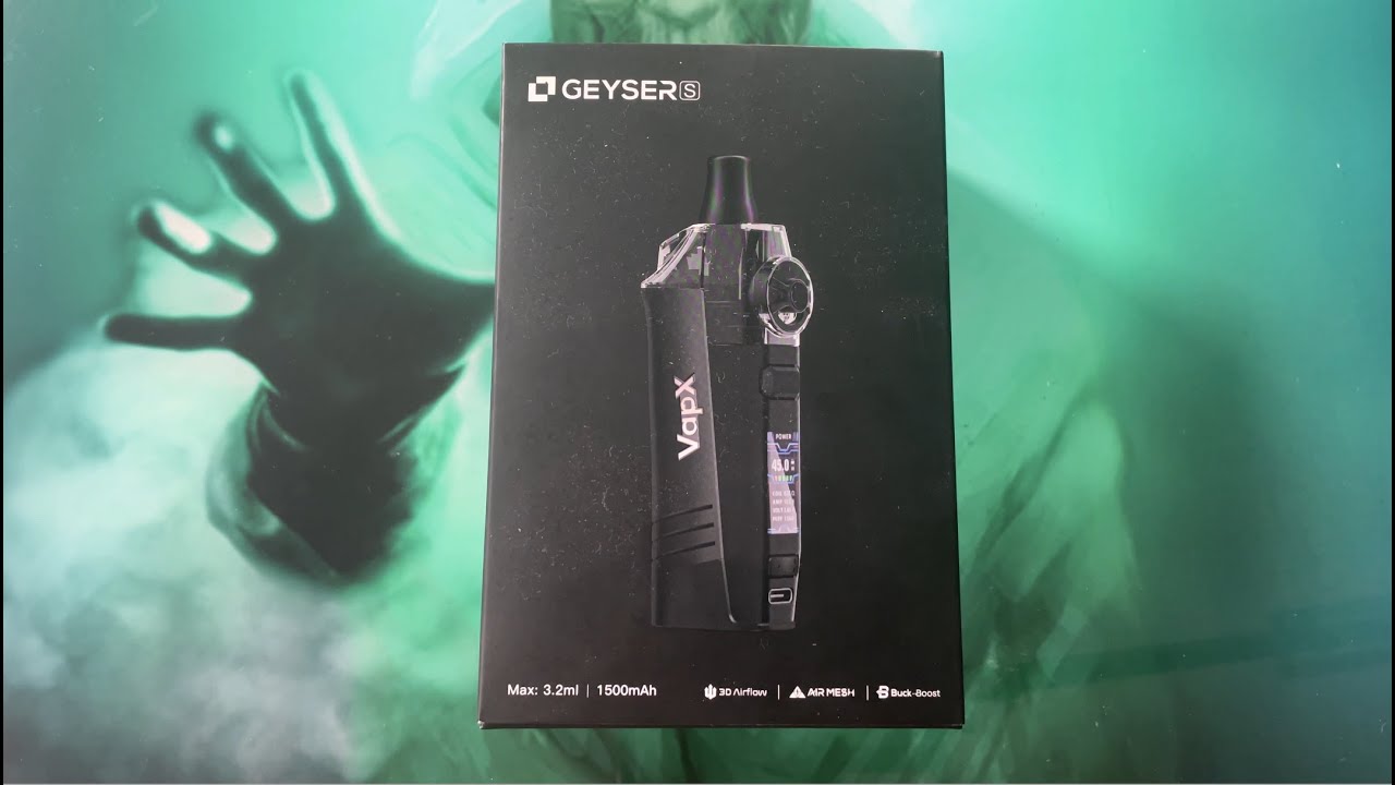 Pod Geyser S VapX 1500mAh - Revue