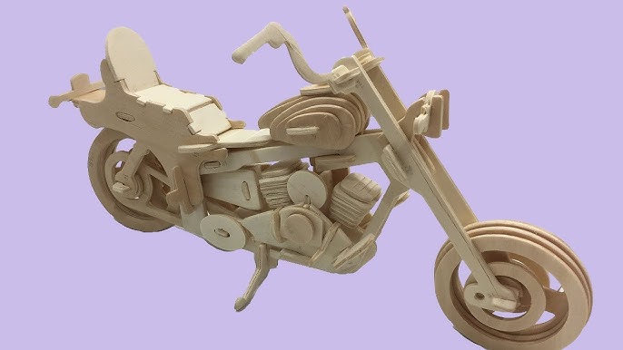 Puzzle 3D moto Chopper
