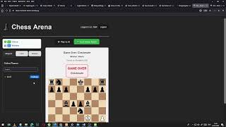 Chess Arena #GEMINI #AI #DEVELOPMENT chess game online web based screenshot 4