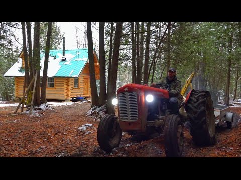 Incoming Snowstorm! + DIY 4ft Planer (Router Sled) / Ep101 / Outsider Cabin Build