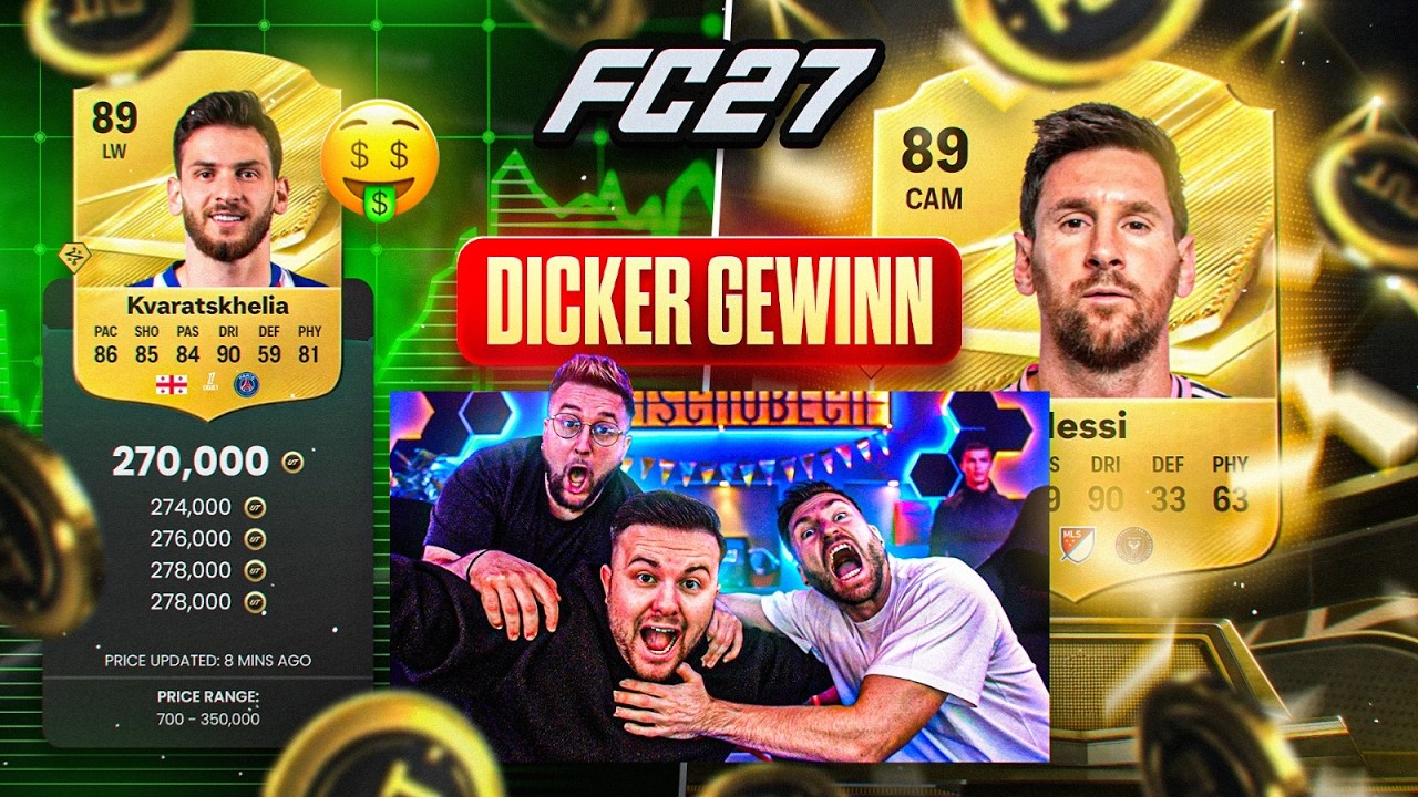 Ich bin REICH 😍💸 INVESTMENTS / PACKS / DRAFT 🔥 Fc 27 Dual Stream mit TisiSchubech