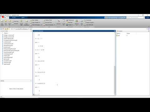Arithmetic Operations in MATLAB