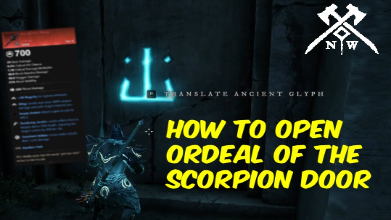 How to get into Scorpion event in New World | How to open the event door