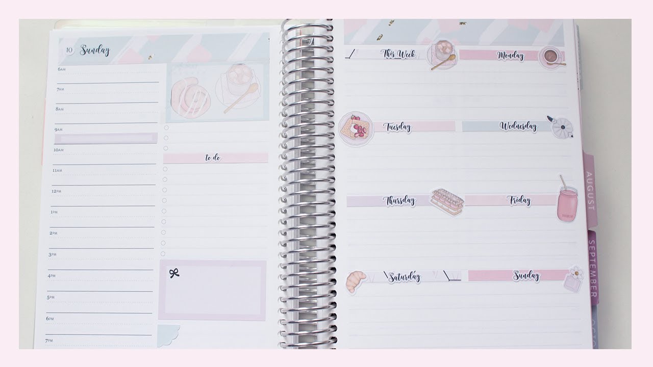 Erin Condren A5 Daily Duo Plan With Me | Ana Jolene - YouTube