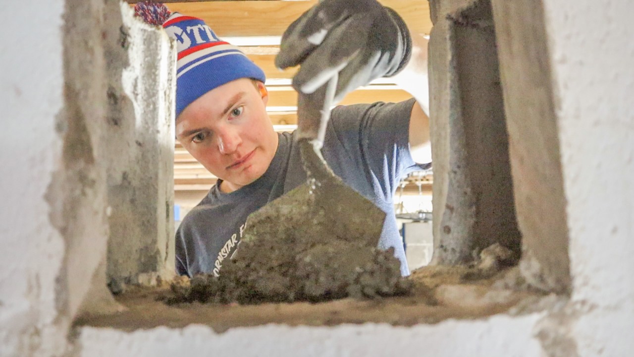 Restoring A $7,000 Mansion: Rebuilding Basement Ceiling