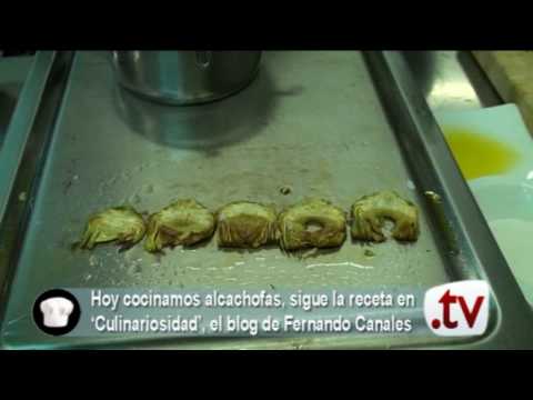 Fernando Canales prepara alcachofas