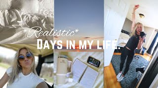 REALISTIC (yet productive) day in my life 🌟  self care, workout, living at home, coffee & advice