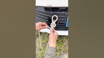 Emergency Towing Hack: Easy Rope Trick to Pull Vehicles