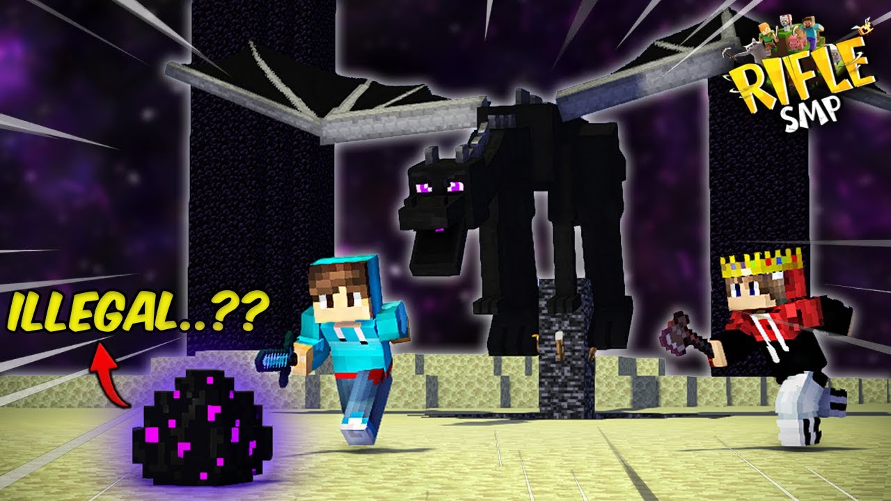 I Stole The Dragon Egg ILLEGALLY In This SMP | Rifle Smp