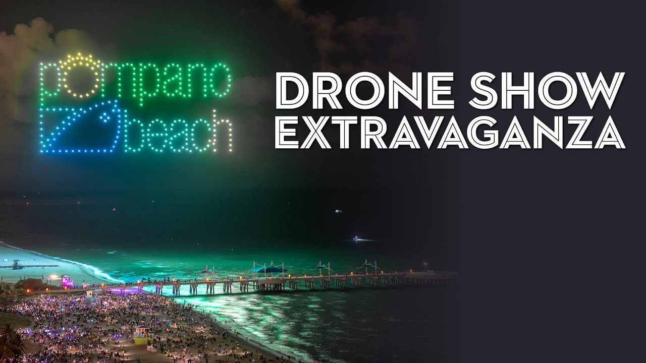 2025 Pompano Beach Drone Show Extravaganza — Live Stream