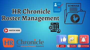 HR Chronicle: Roster Management Explained | UAE & GCC HR Software Tutorial"