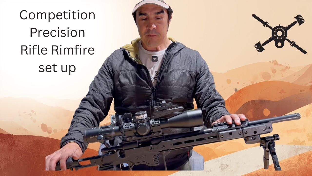 Precision rimfire rifle set up for competition - YouTube