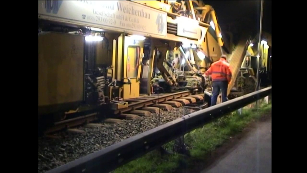 Gleisbauarbeiten an der Ahrtalbahn April 2006 Teil 2/3