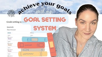 How to use Notion - my goal setting setup in Notion