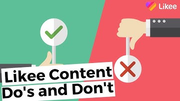 Likee Content Guidelines | Do