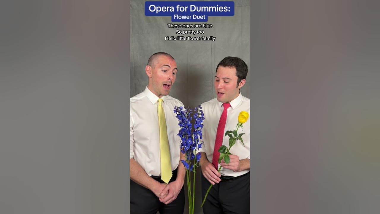 Opera for Dummies: Flower Duet (Shorts version) #opera #classicalmusic #comedy
