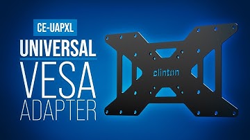 CE-UAPXL: VESA Adapter Plate – Converts VESA 75 & 100 to 200x100, 200x200, 200x300, and 200x400!
