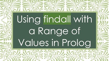 Using findall with a Range of Values in Prolog