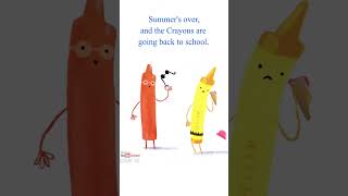 The Crayons Go Back to School by Drew Daywalt  - Animated Book  #short #books #readaloud