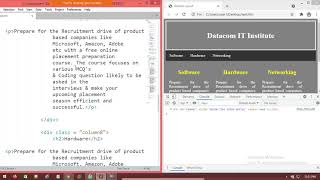 JAVASCRIPT PROGRAMMING COURSE (CLASS 14) | DATACOM IT INSTITUTE