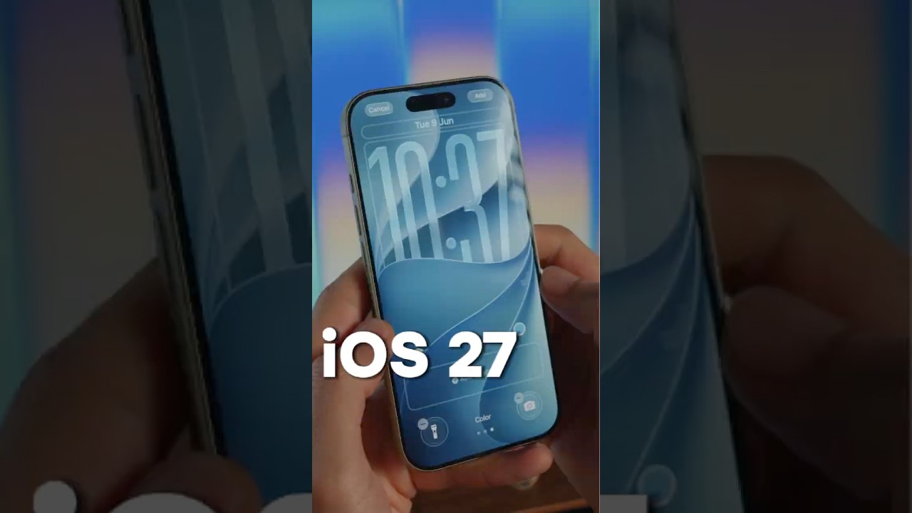 Mình đã lên iOS 27, các bạn không phải lên nữa nha. #ios27 #iphone17 #wwdc26