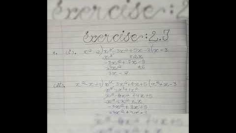 NCERT maths class 10 chapter 2 polynomials exercise 2.3 full solution #shorts #2.3 #maths #ncert