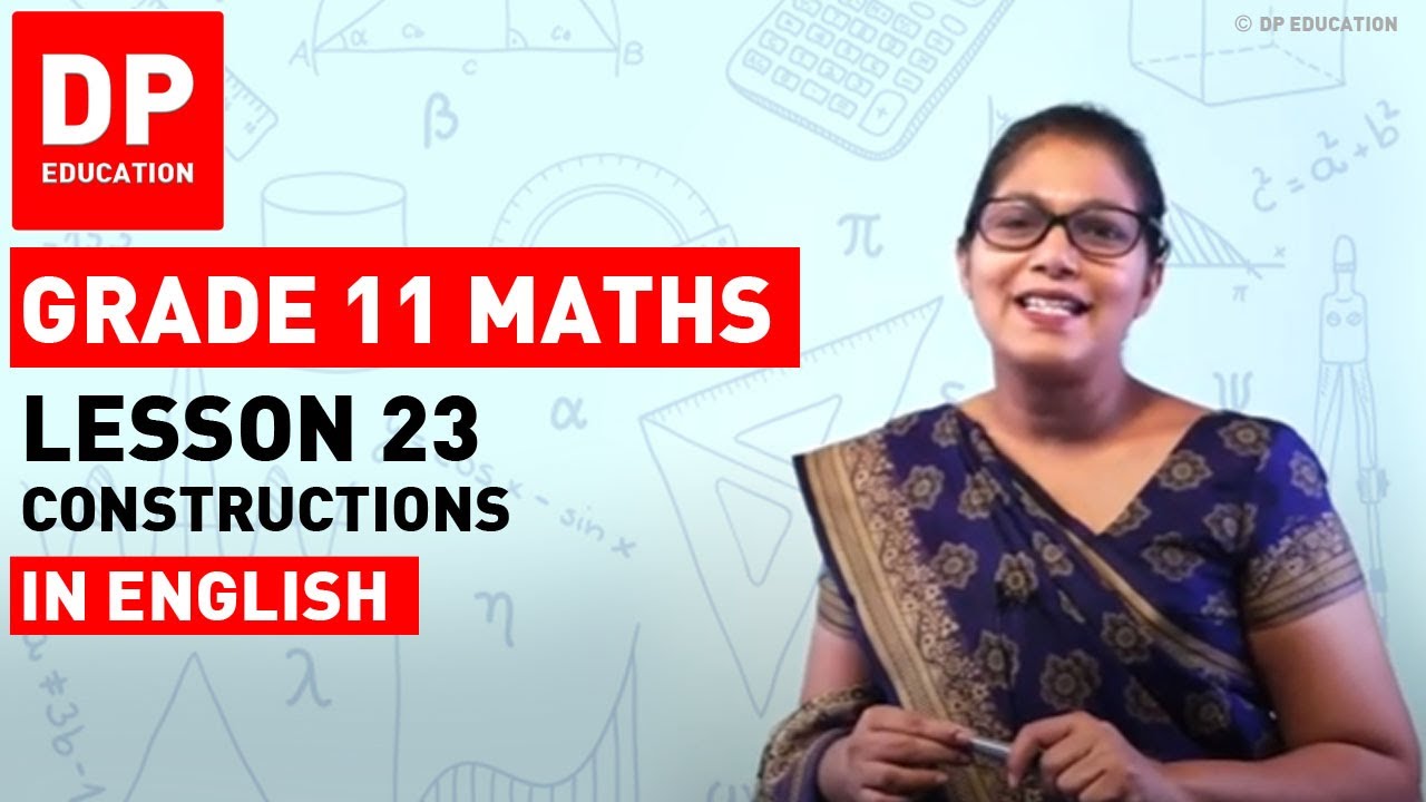 Lesson 23 - Constructions | Maths Session-Term 3 #DPEducation # ...