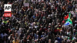 LIVE: Anti-immigration protesters march in South Africa