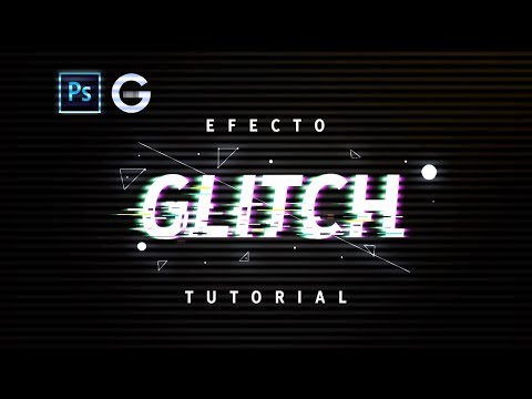 Photoshop Tutorial | Efecto Glitch sobre Texto | Glitch Effect Text