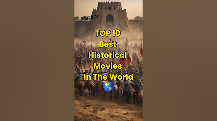 TOP 10 Best Historical Movies In The World 🌎 #shorts #factflow #top10 #historical #movie