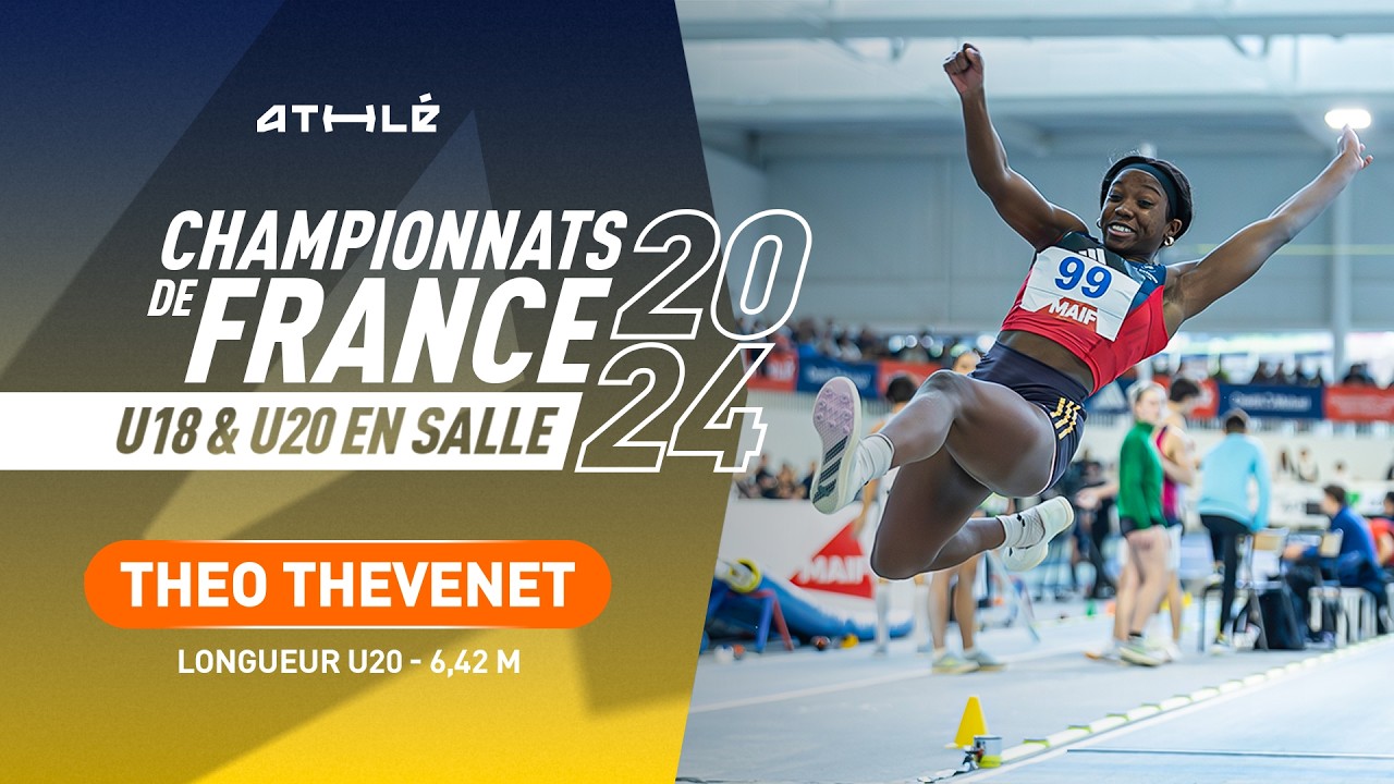 L'envol de Vanessa Lokuli à 6,42 m pour décrocher l'or à la longueur U20 | Nantes 2024
