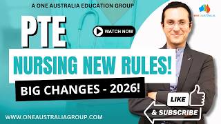 PTE NURSING RULES CHANGED - 2026! Don’t Book Your Test Before Watching This | A One Australia |