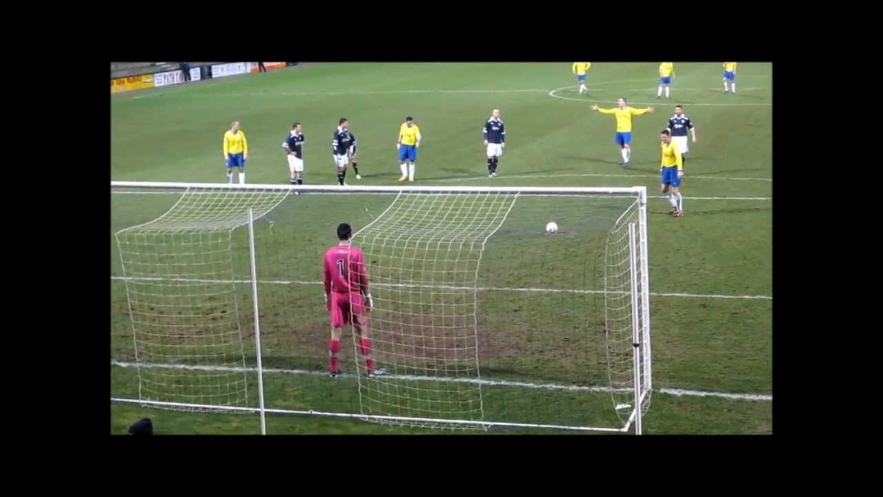 Ross Laidlaw penalty save v Morton. 8/12/2012