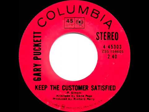 1971 Gary Puckett - Keep The Customer Satisfied (stereo)