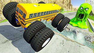 BeamNG Drive Monster Trucks Cars Satisfying Crashes Fails Rollovers