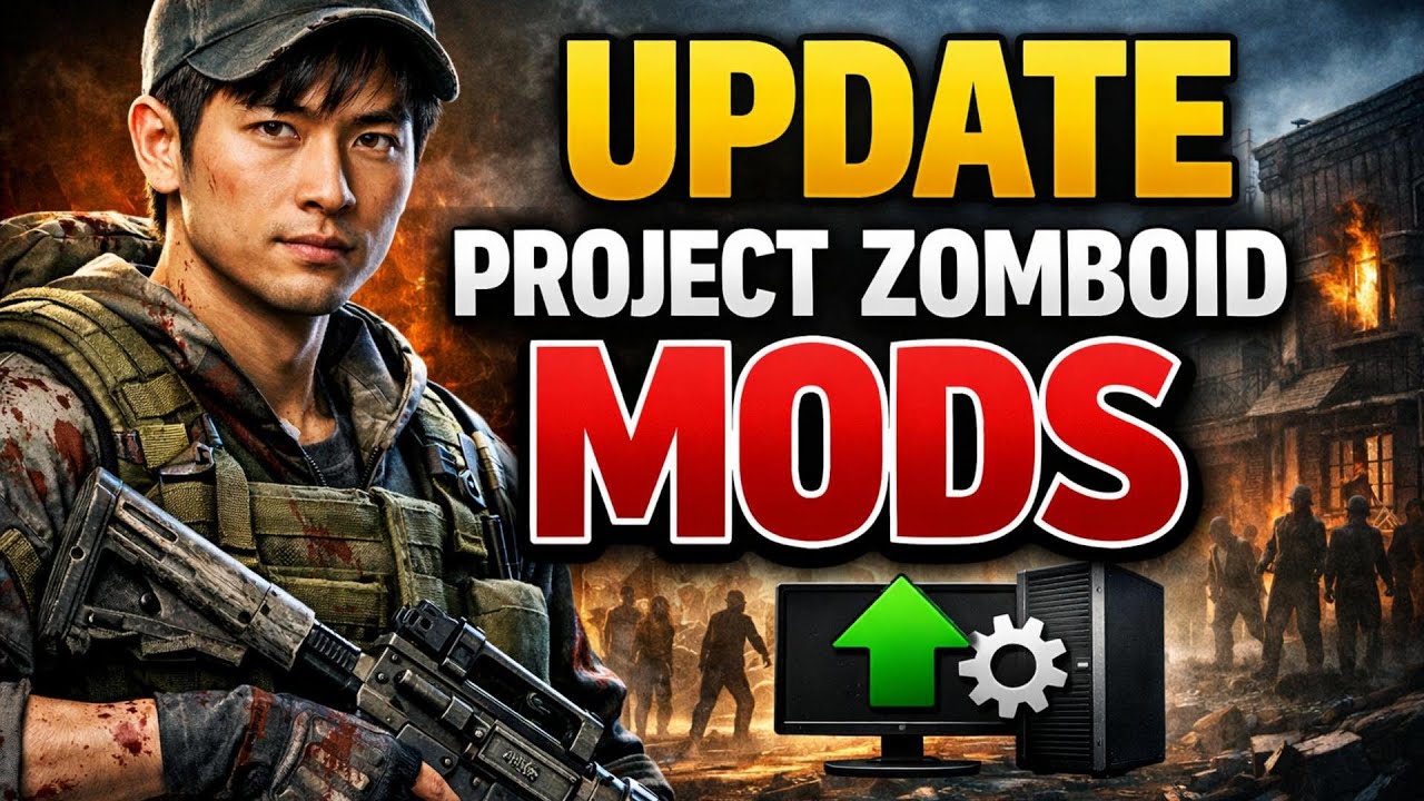 How to UPDATE Project Zomboid MODS (Step by Step) - YouTube
