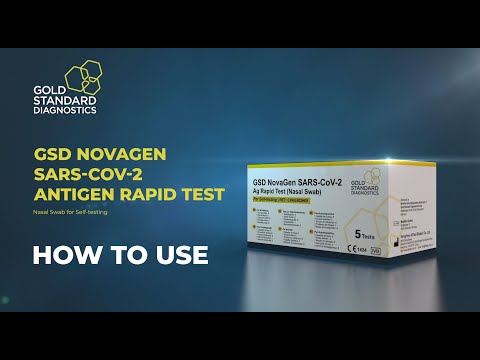 GSD NovaGen SARS-CoV-2 Antigen Rapid Self-Test (Nasal Swab) – How to Use - video from Millidrop