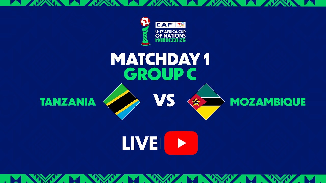 Tanzania vs Mozambique – U-17 Africa Cup Of Nations l Matchday 1