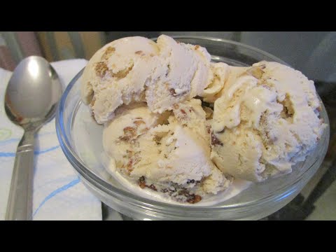 How to make Butter Pecan Ice cream from scratch