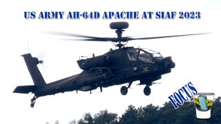 SIAF 2023: US Army AH-64D Apache display