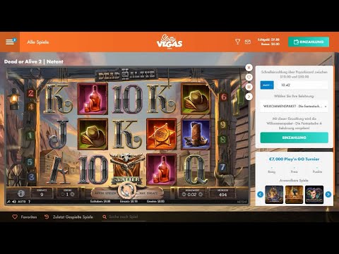 Slotty Vegas Casino | Gameplay mit Echtgeld in der deutschen Version