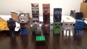 How to build a minecraft grass block & stone with Lego!!!