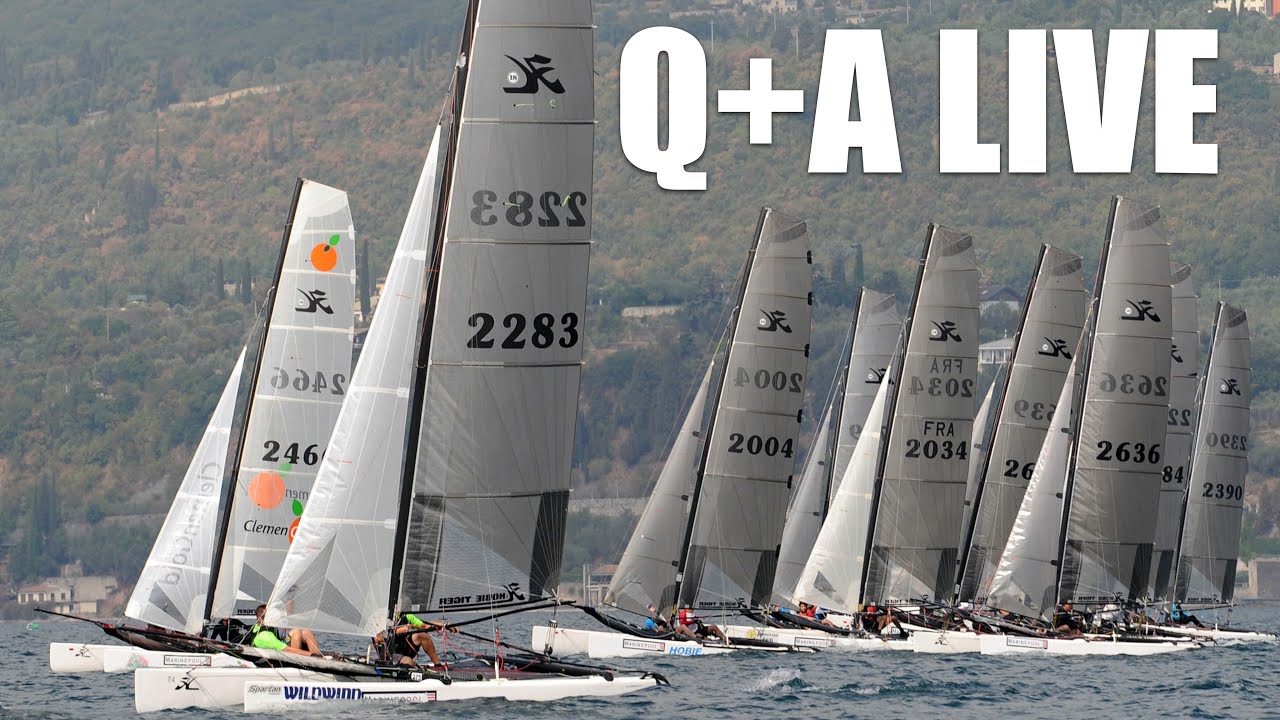 Q+A Live Catamaran sailing Hobiecat Chat