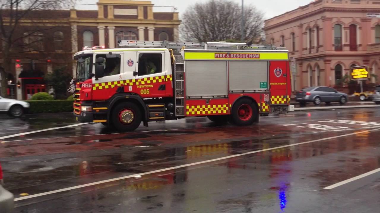 Fire And Rescue NSW Pumper 5 Newtown Responding YouTube