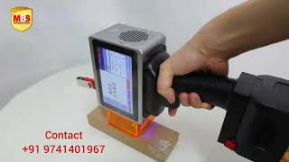 Portable handheld laser marking machine || laser Engraving machine ||